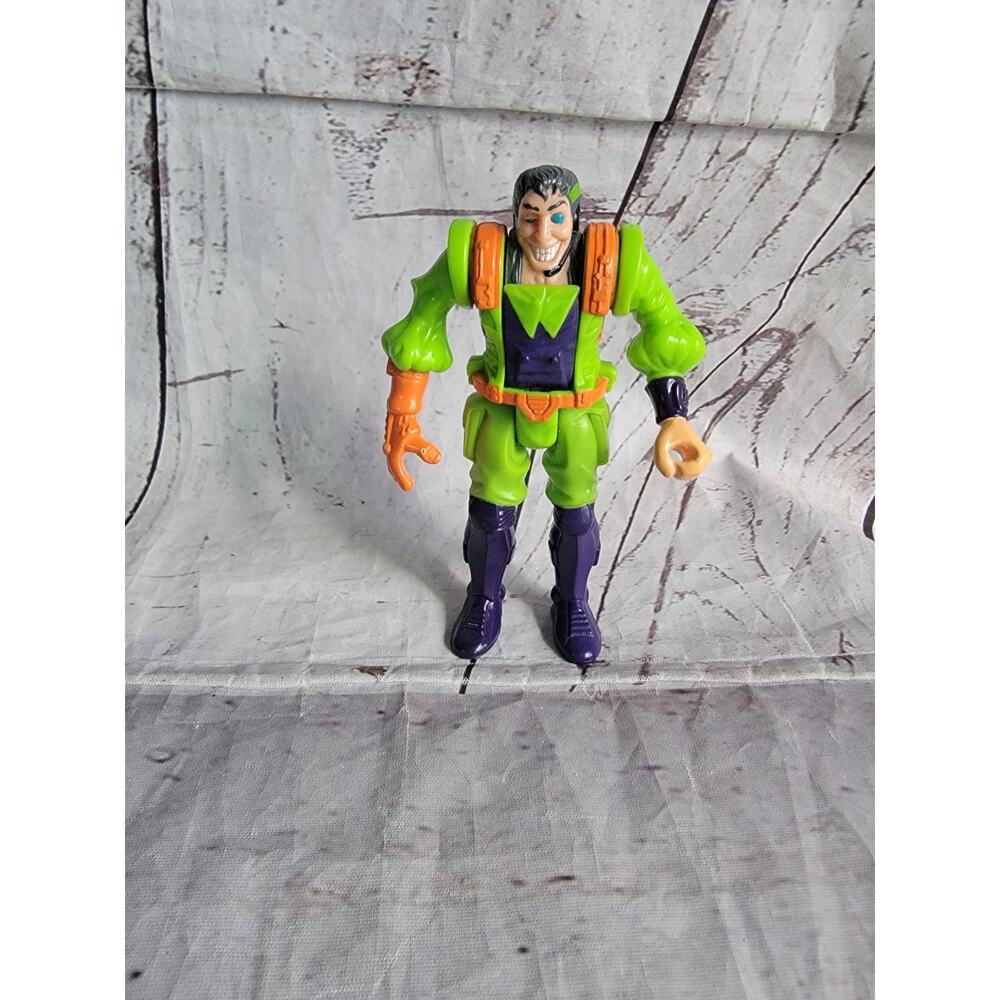 James Bond Jr DR DERANGE Original 1991 Hasbro Green Action Figure Vintage Toy